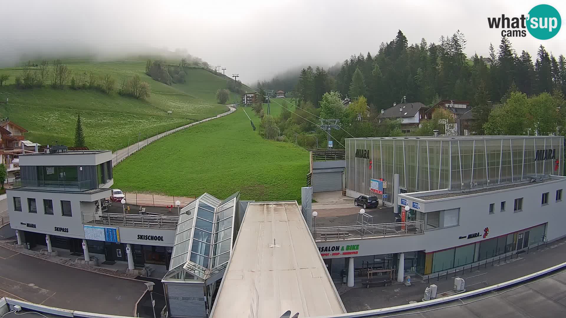 Kronplatz webcam Valley sation of Miara