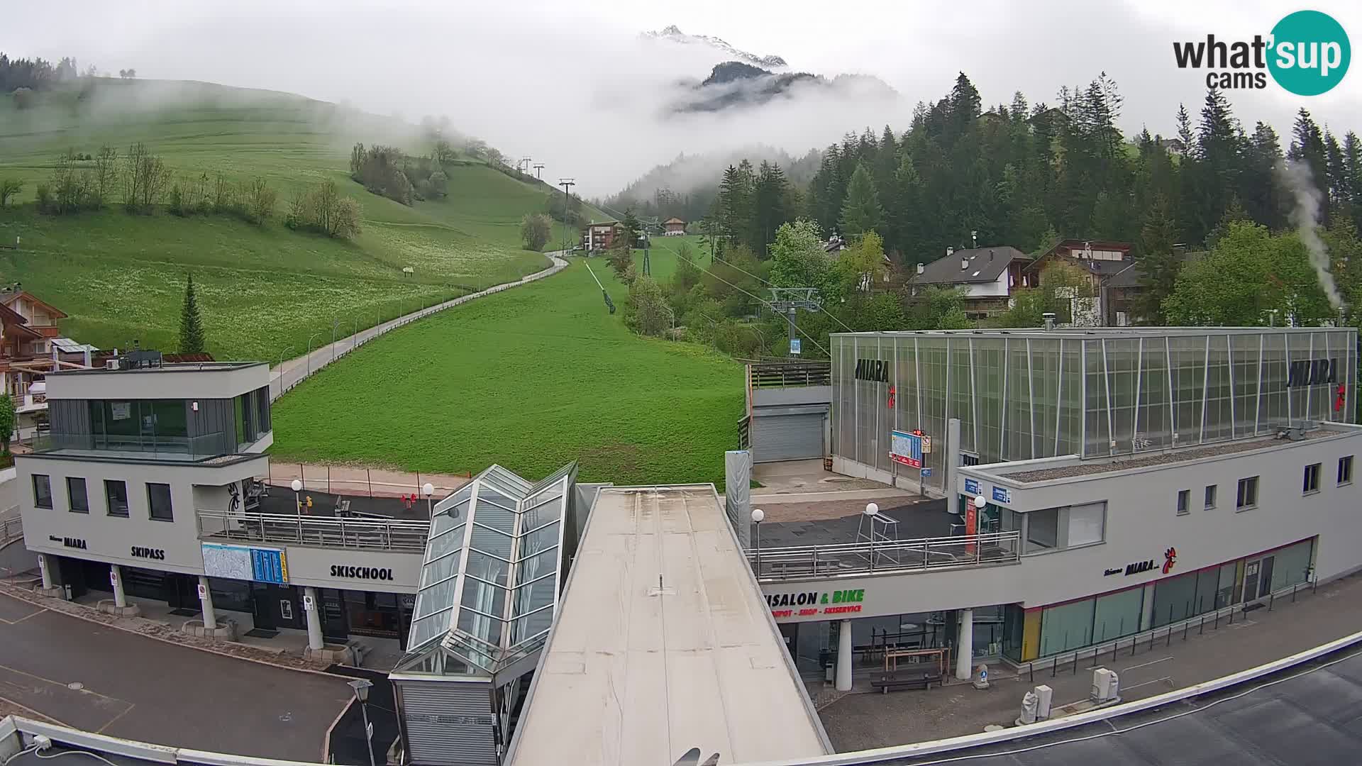 Kronplatz webcam Valley sation of Miara