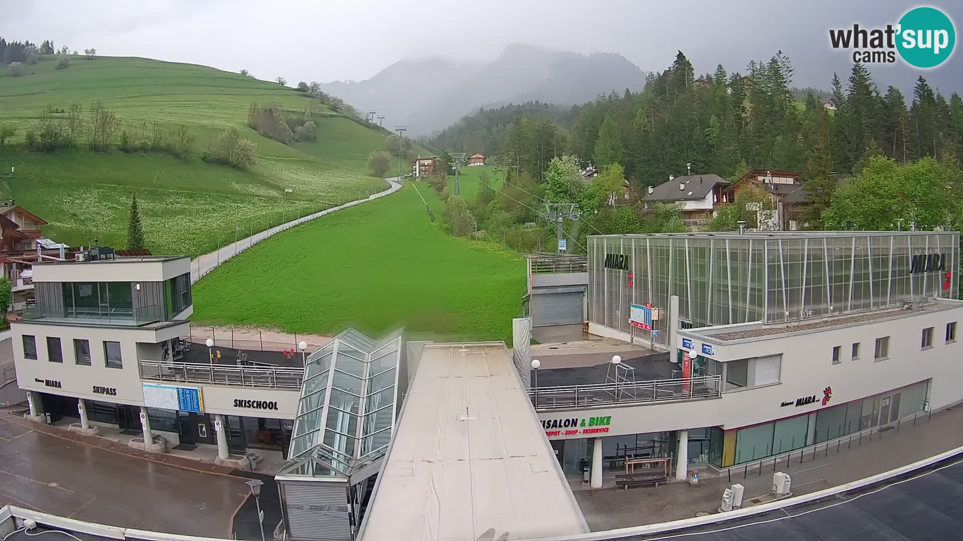 Kronplatz spletna kamera Miara spodnja postaja