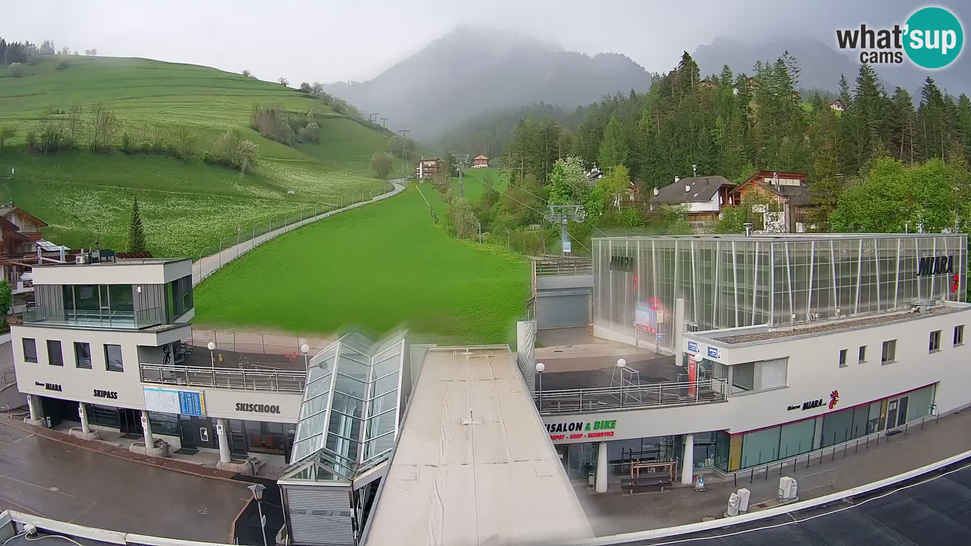 Plan de Corones Kronplatz Miara webcam en vivo – estación de valle