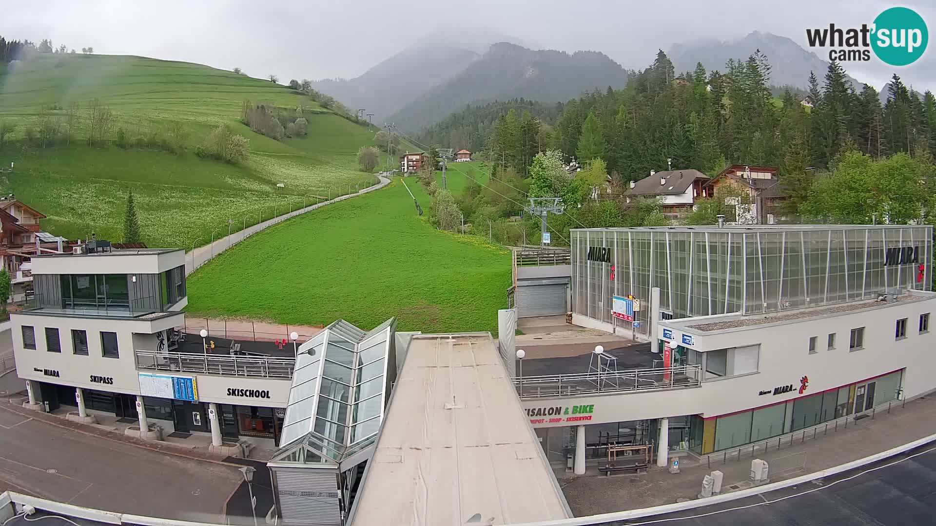 Kronplatz webcam Valley sation of Miara