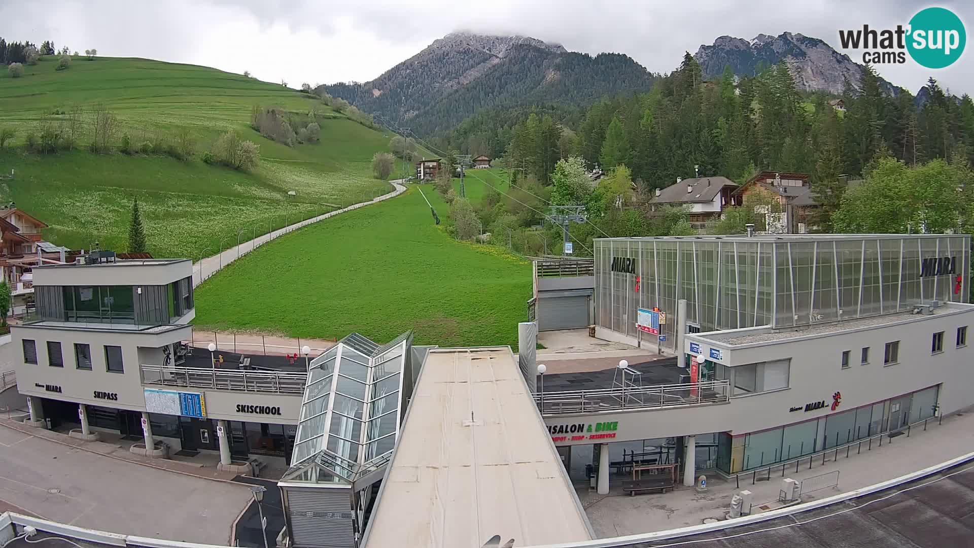 Kronplatz spletna kamera Miara spodnja postaja