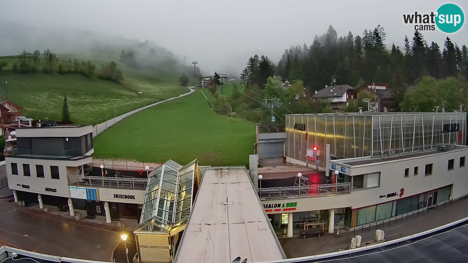 Kronplatz webcam Valley sation of Miara