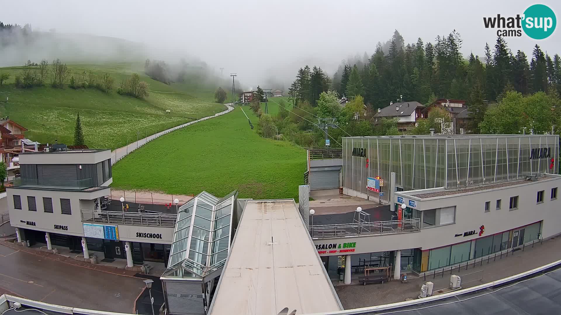 Kronplatz webcam Valley sation of Miara