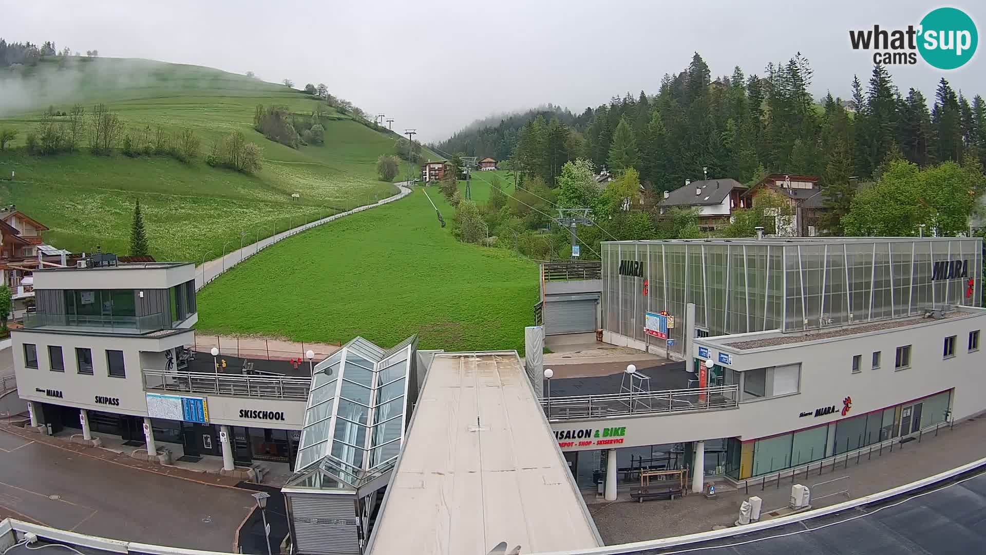 Kronplatz webcam Valley sation of Miara