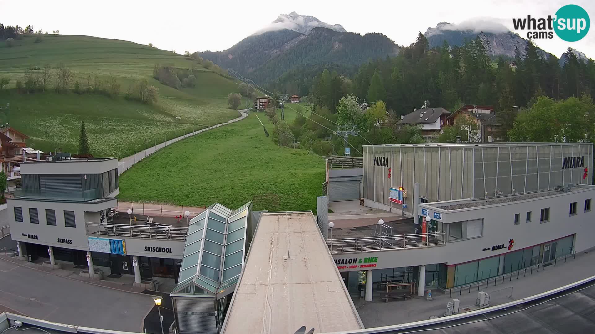 Kronplatz spletna kamera Miara spodnja postaja