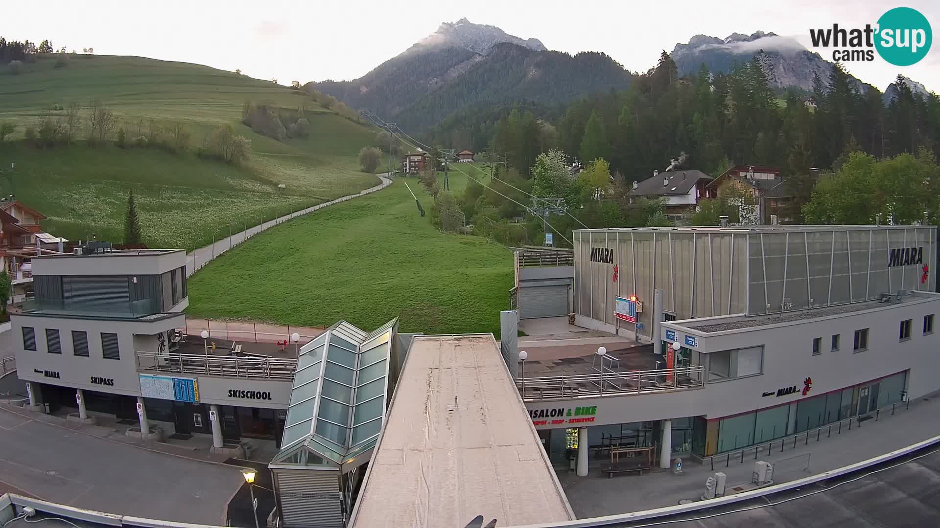 Plan de Corones Kronplatz Miara webcam en vivo – estación de valle