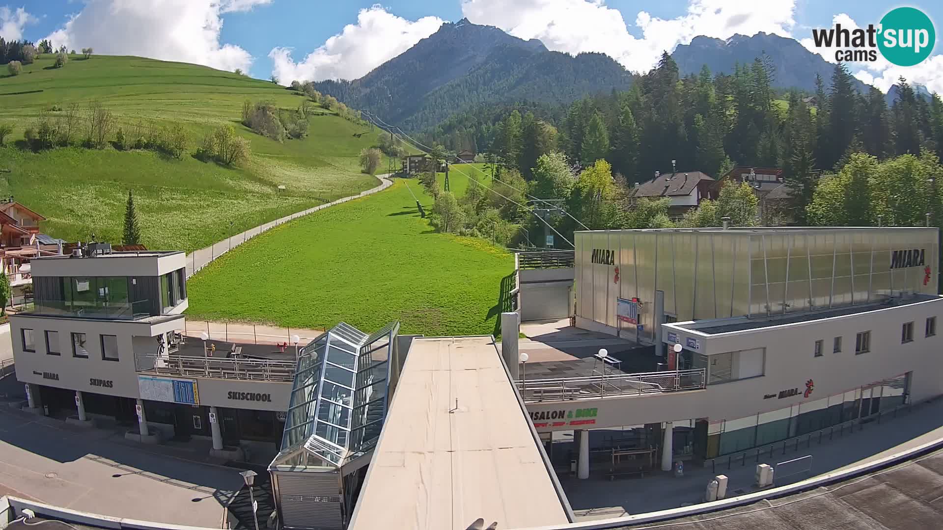 Kronplatz webcam Valley sation of Miara