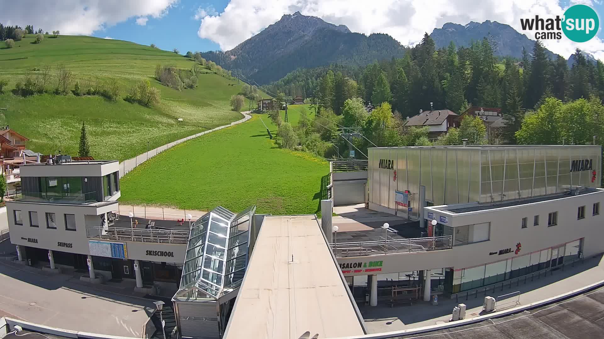 Plan de Corones Kronplatz Miara webcam en vivo – estación de valle