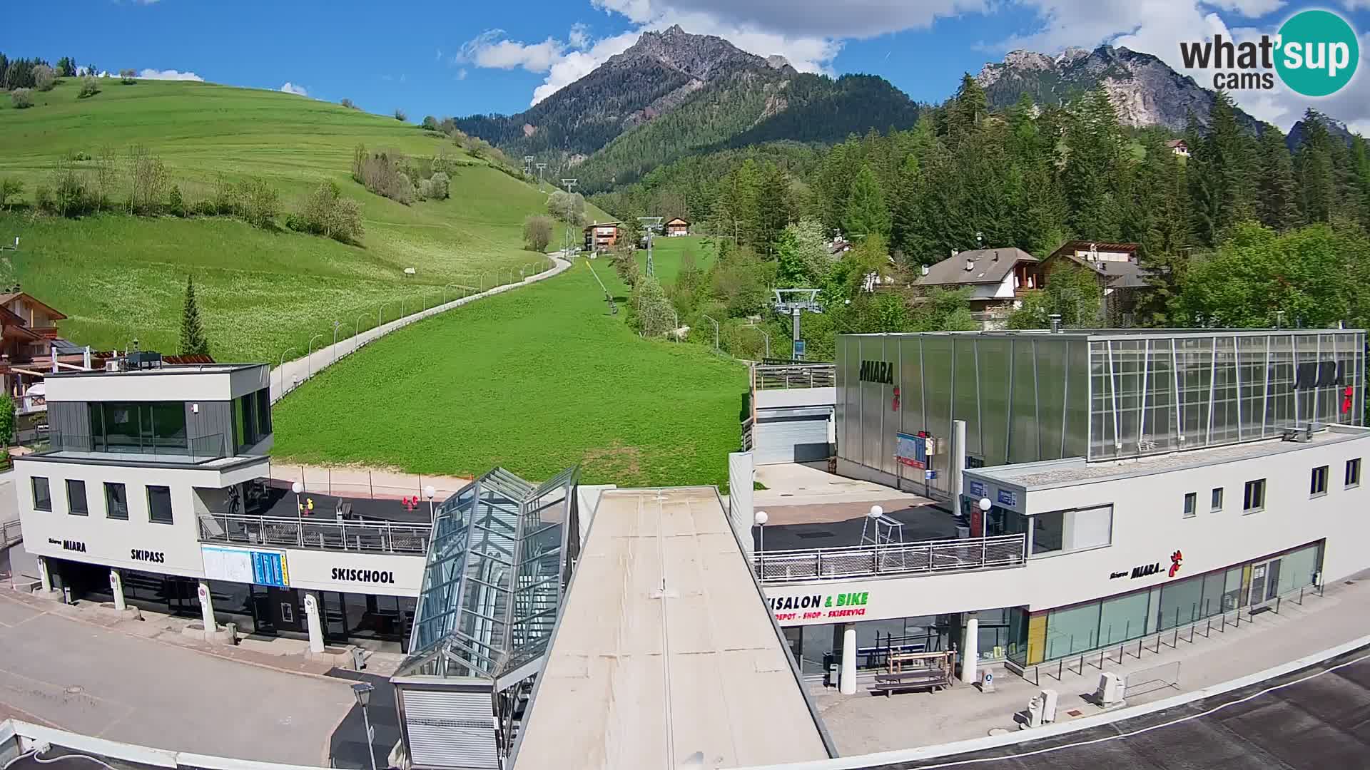 Kronplatz webcam Valley sation of Miara