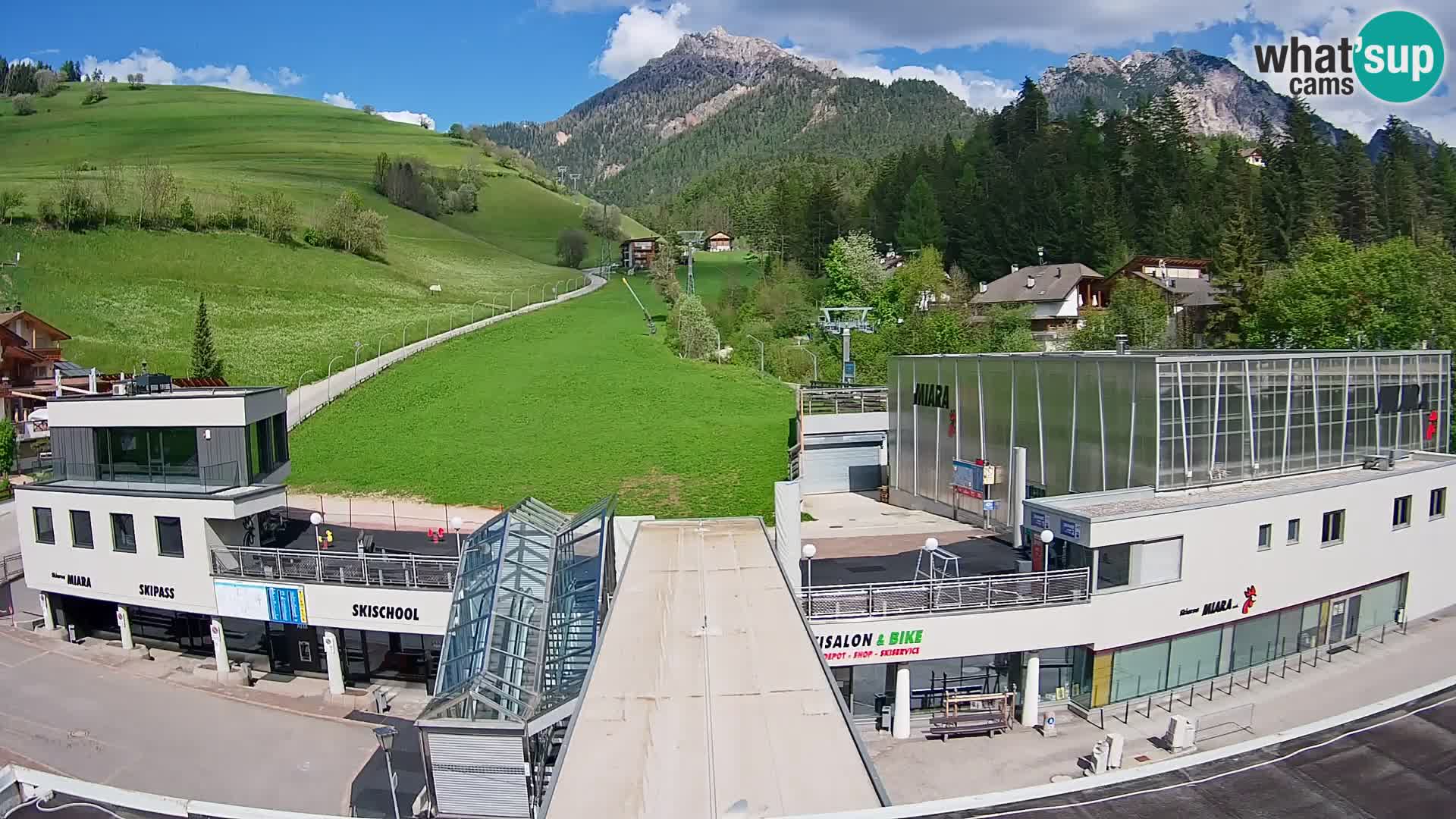 Kronplatz webcam Valley sation of Miara