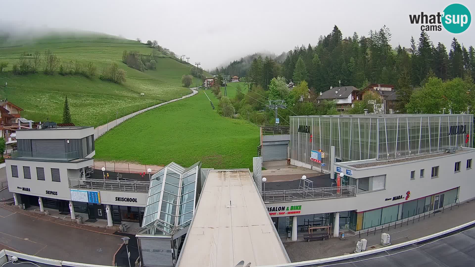 Plan de Corones Kronplatz Miara webcam en vivo – estación de valle