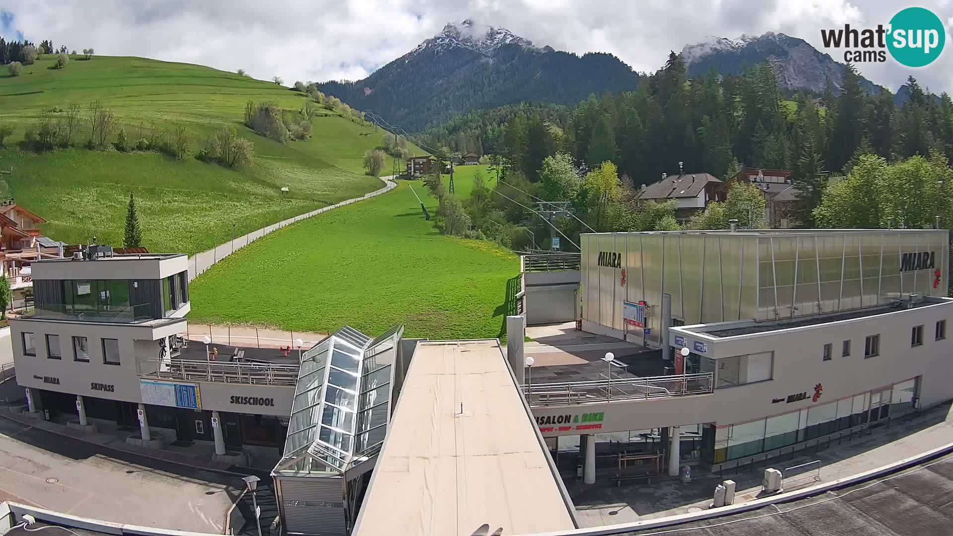 Kronplatz webcam Valley sation of Miara