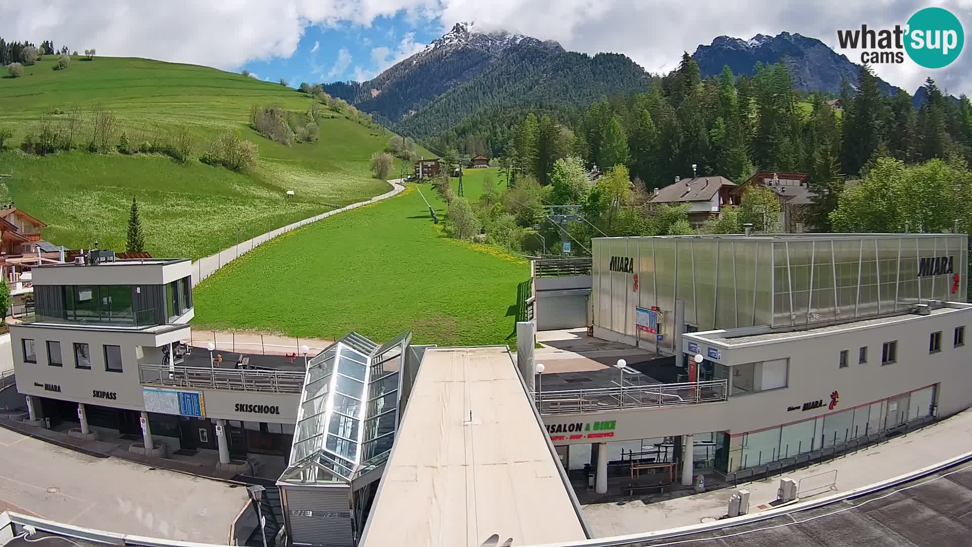 Kronplatz spletna kamera Miara spodnja postaja