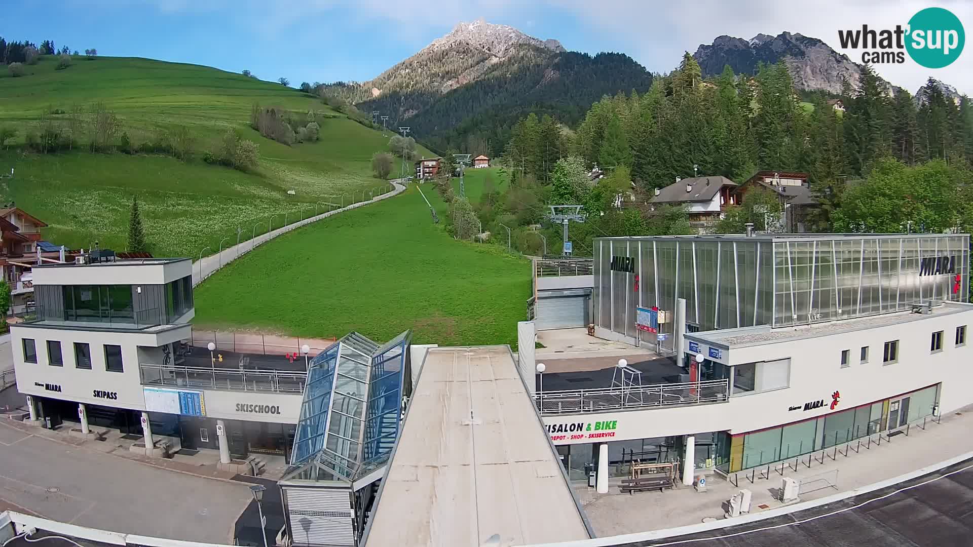 Kronplatz webcam Valley sation of Miara