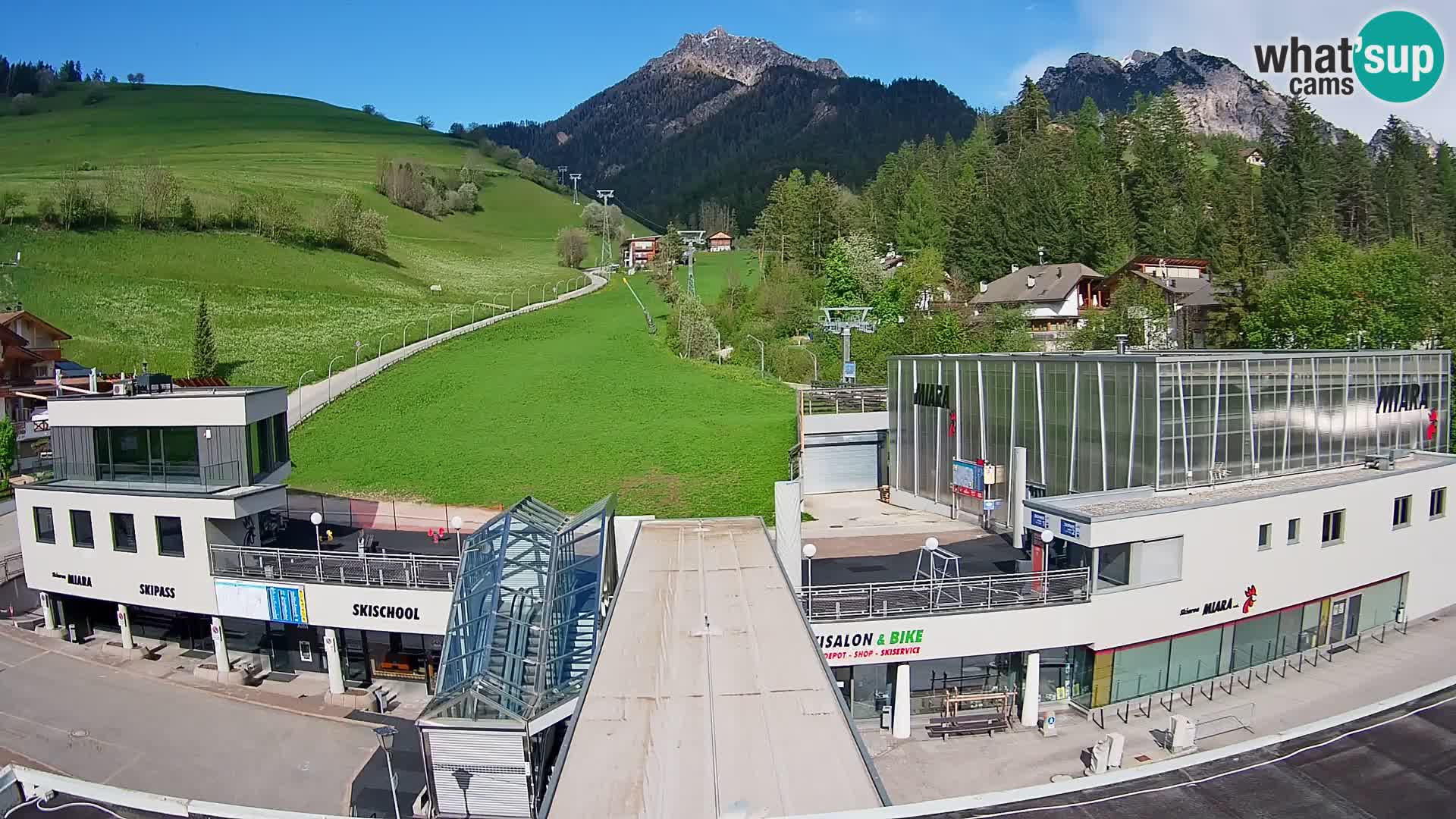 Kronplatz webcam Valley sation of Miara