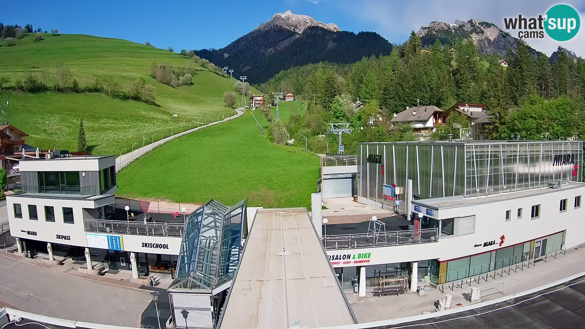Plan de Corones Kronplatz Miara webcam en vivo – estación de valle