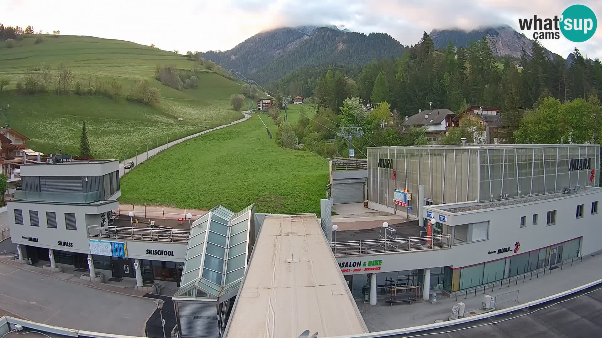 Kronplatz spletna kamera Miara spodnja postaja
