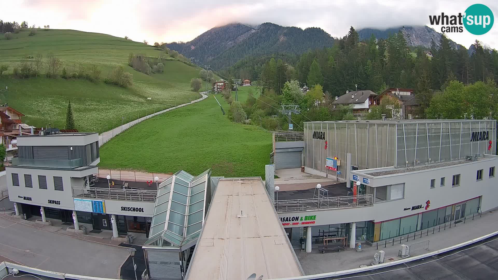 Kronplatz webcam Valley sation of Miara
