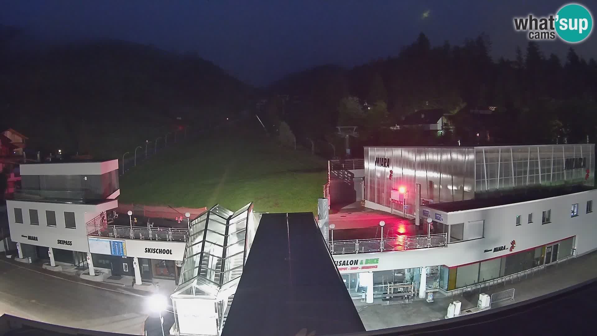 Kronplatz spletna kamera Miara spodnja postaja