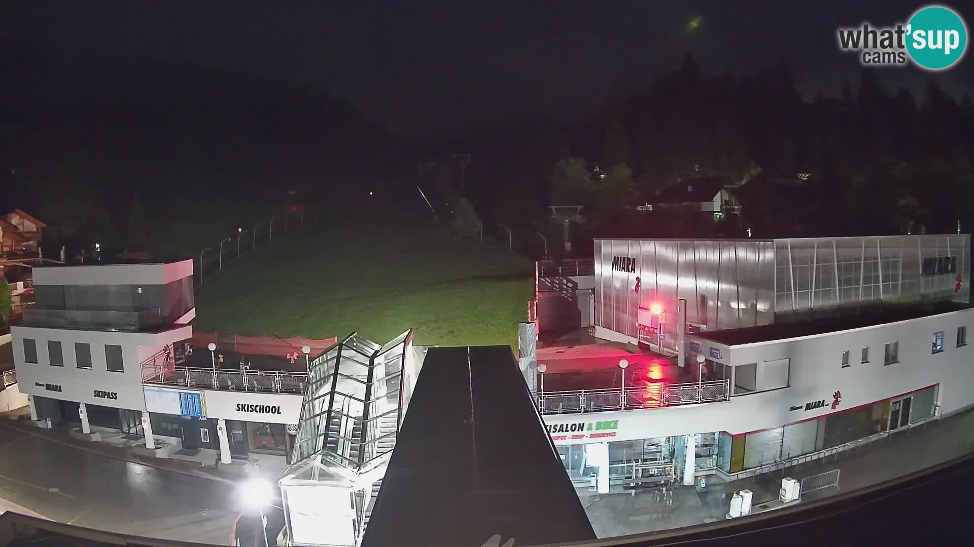 Kronplatz spletna kamera Miara spodnja postaja