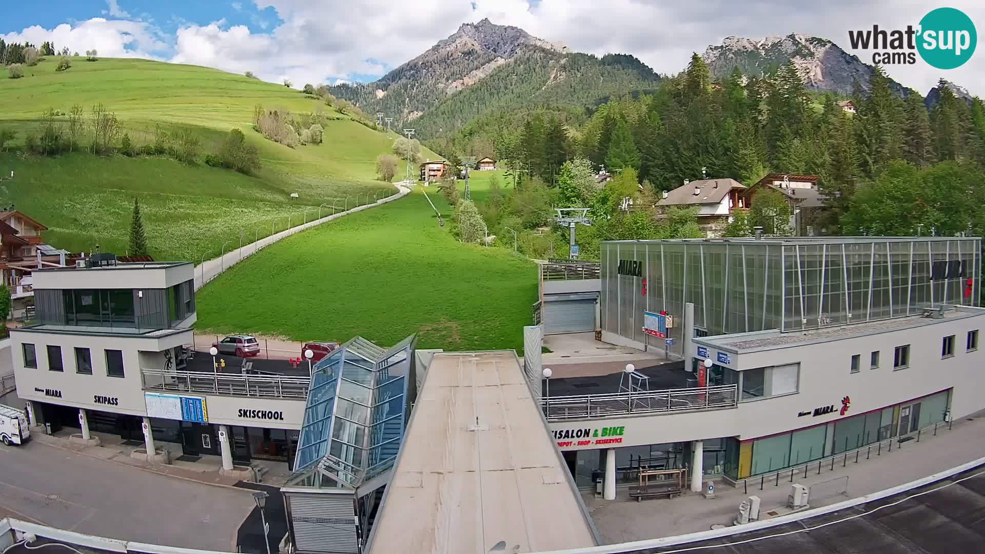 Kronplatz webcam Valley sation of Miara