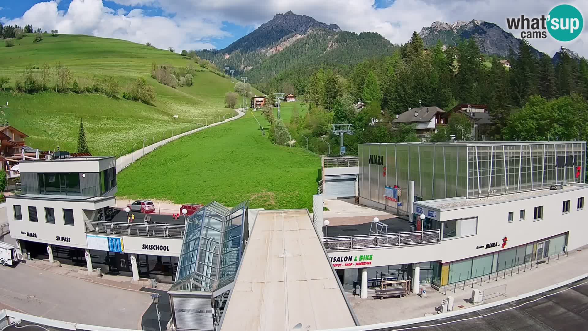 Kronplatz webcam Valley sation of Miara