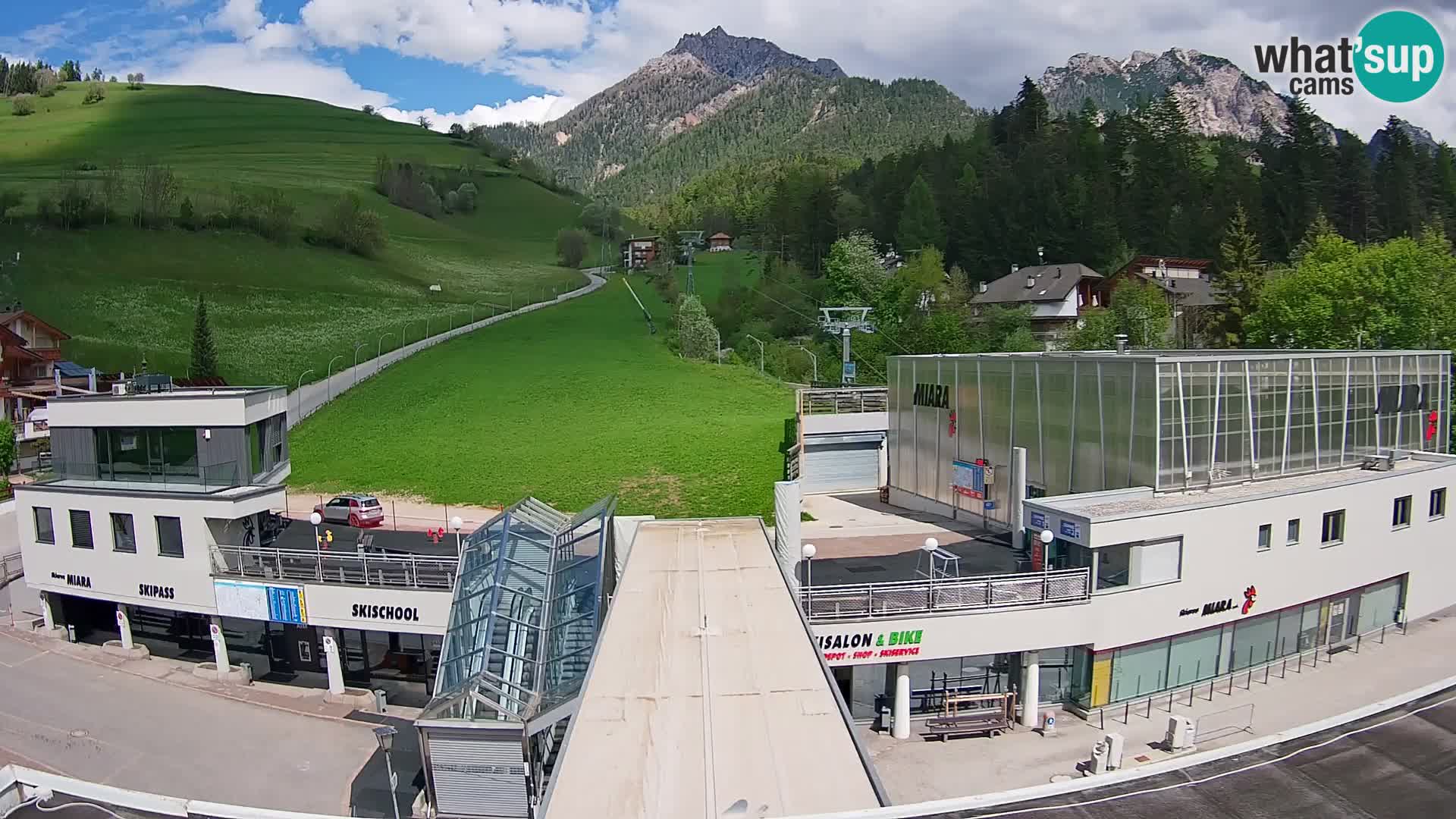 Kronplatz webcam Valley sation of Miara