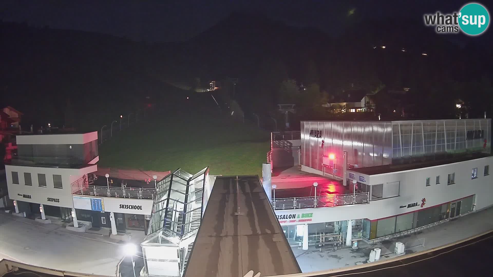 Kronplatz spletna kamera Miara spodnja postaja