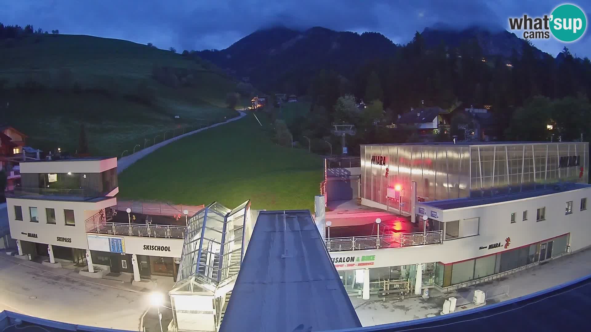 Kronplatz spletna kamera Miara spodnja postaja