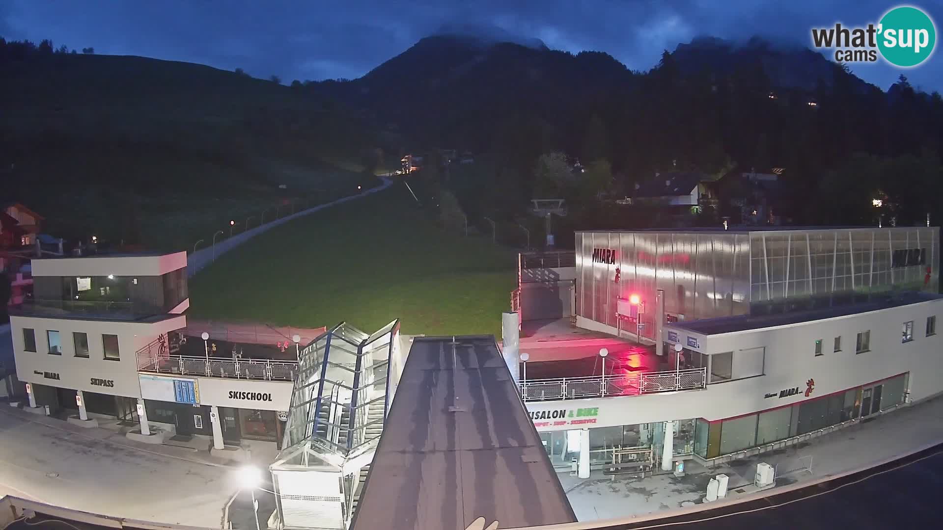 Kronplatz spletna kamera Miara spodnja postaja