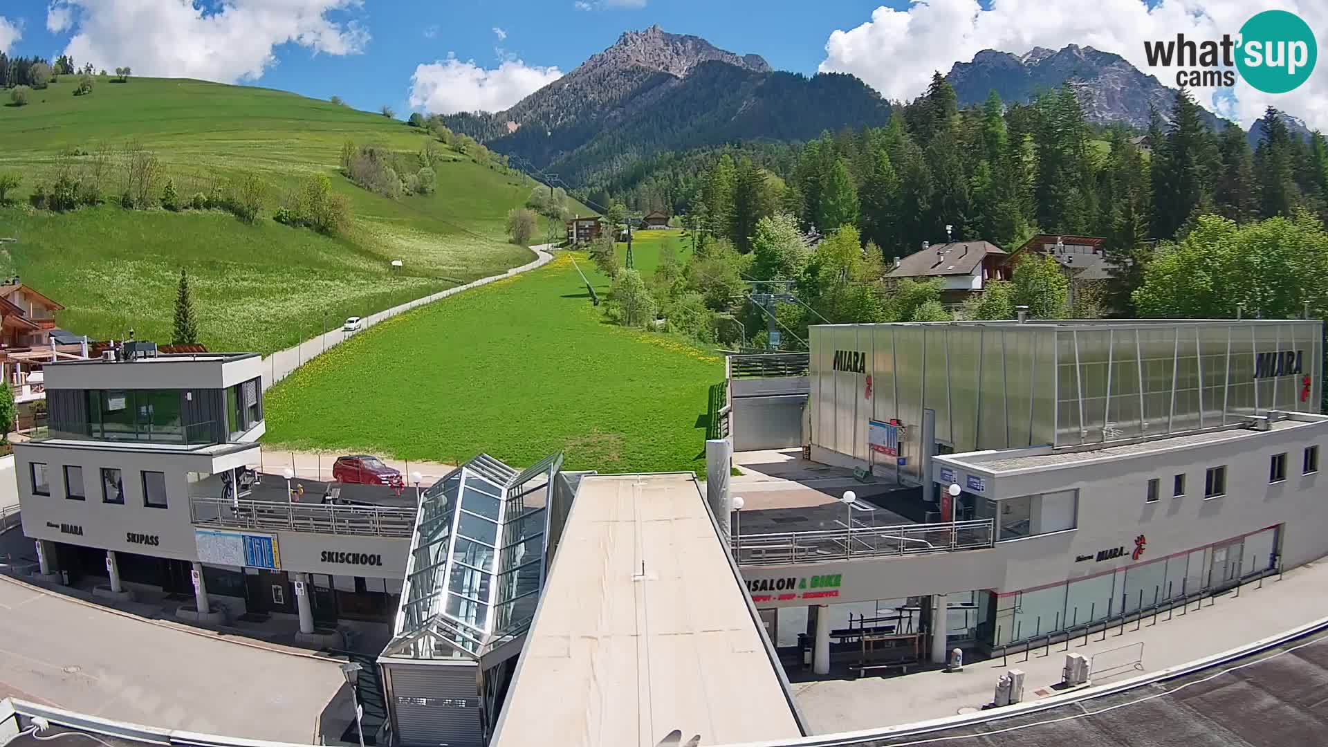 Plan de Corones Kronplatz Miara webcam en vivo – estación de valle