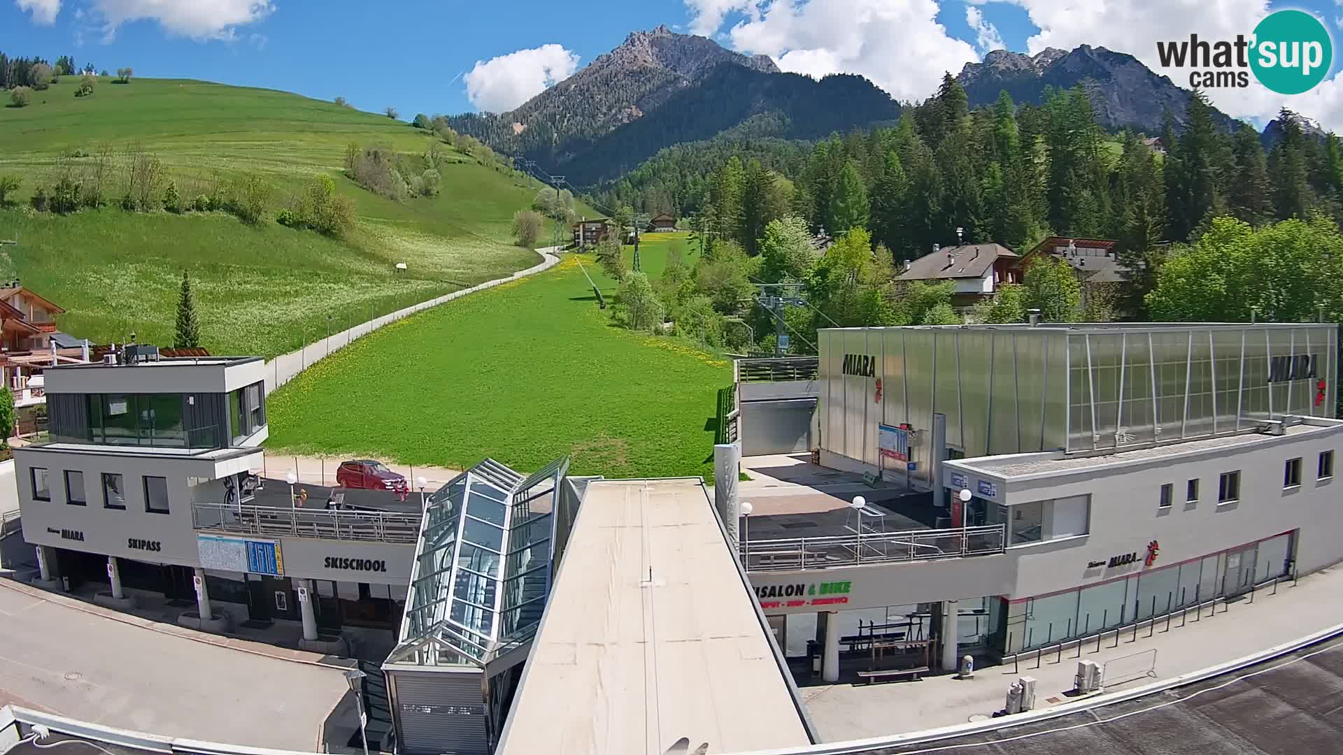 Plan de Corones Kronplatz Miara webcam en vivo – estación de valle