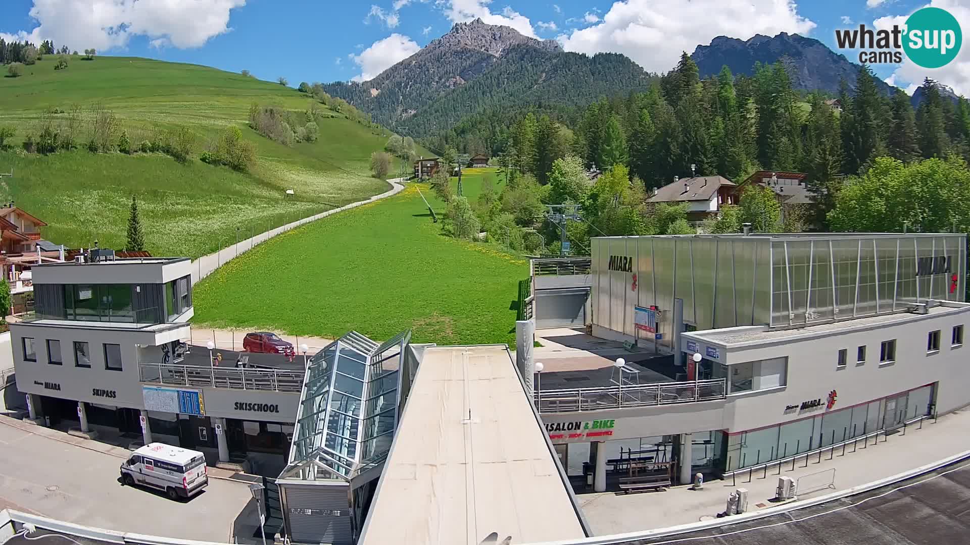 Plan de Corones Kronplatz Miara webcam en vivo – estación de valle