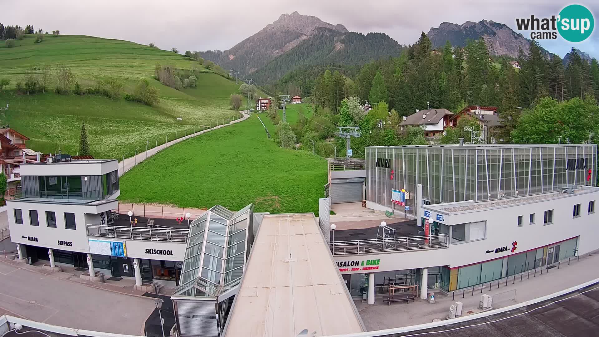 Kronplatz spletna kamera Miara spodnja postaja