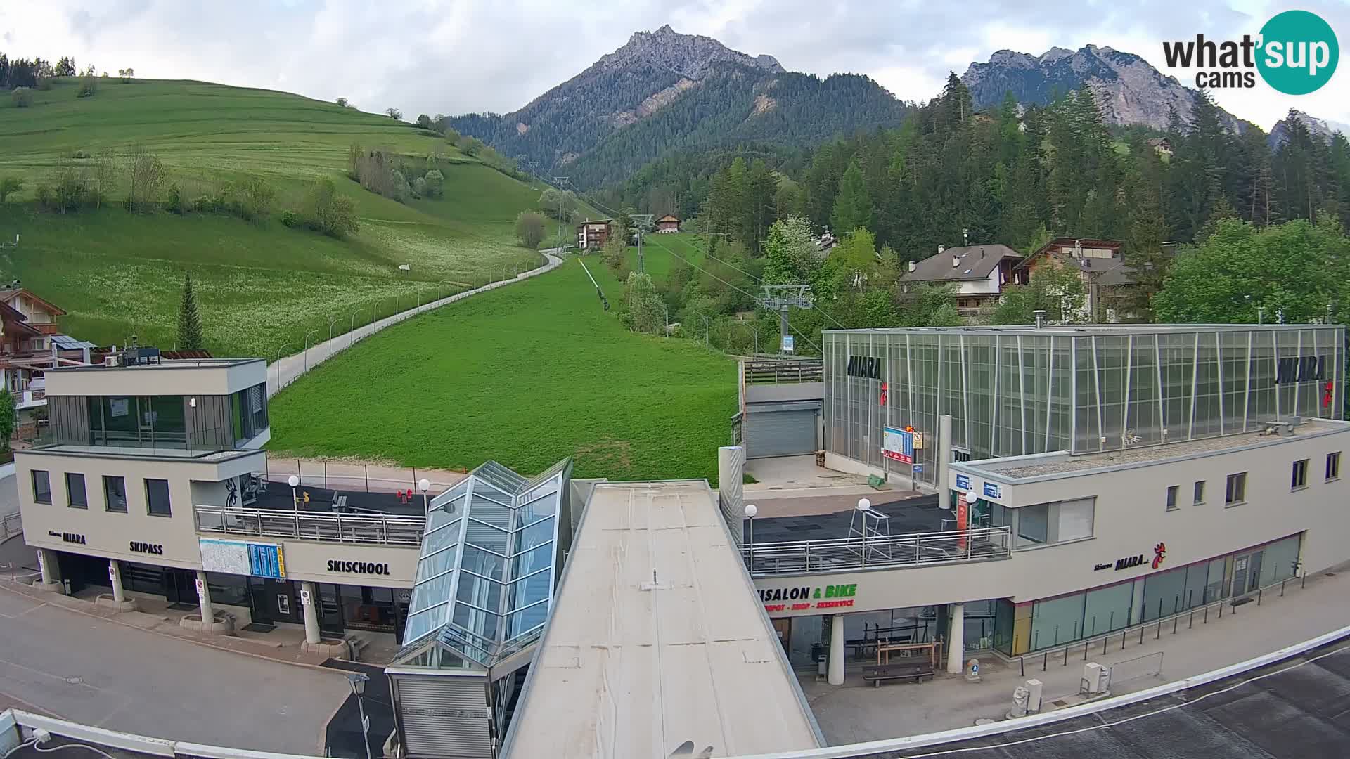 Kronplatz webcam Valley sation of Miara
