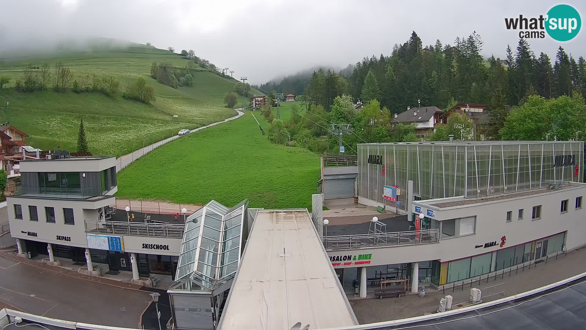 Kronplatz webcam Valley sation of Miara