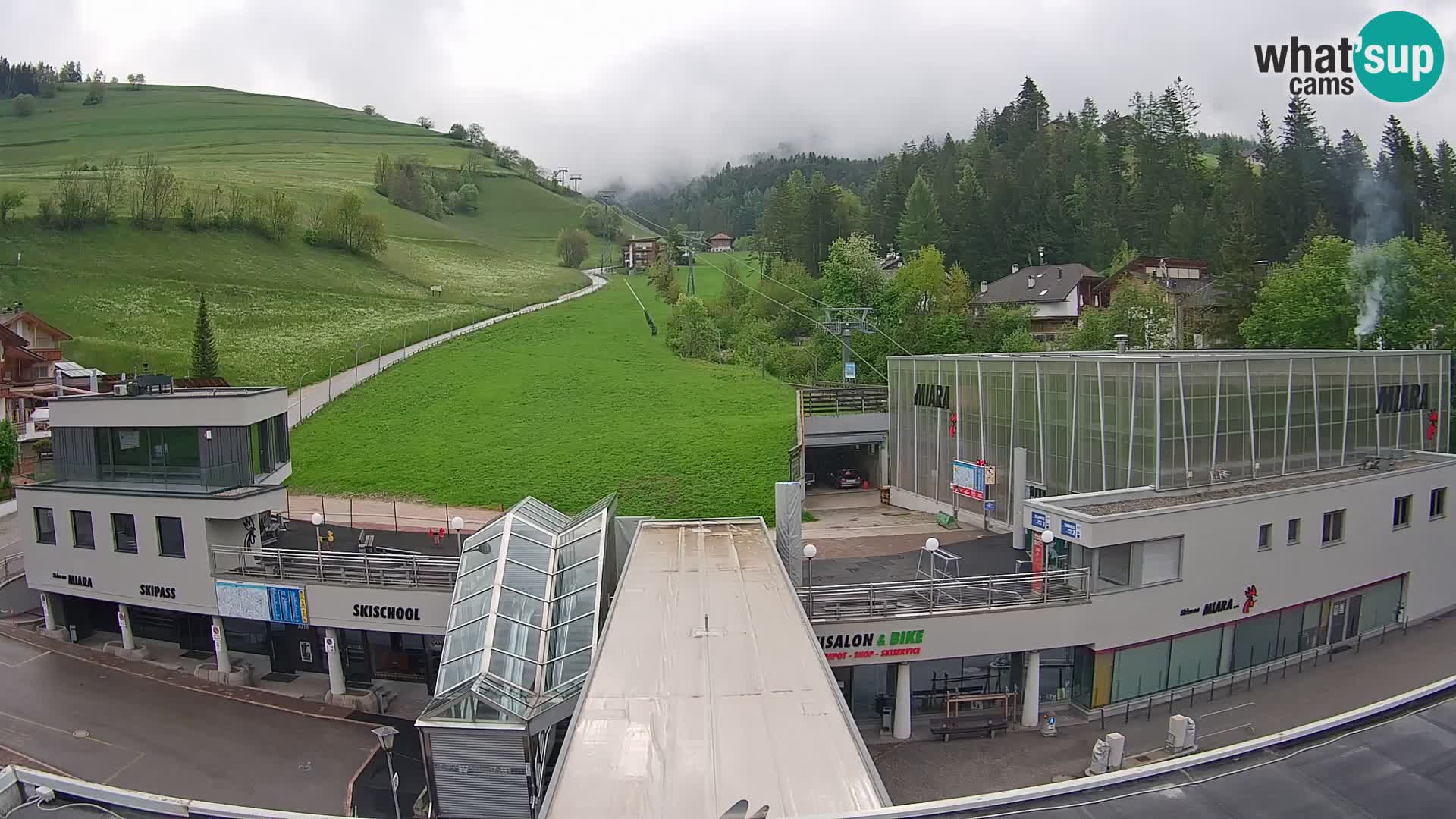Kronplatz spletna kamera Miara spodnja postaja