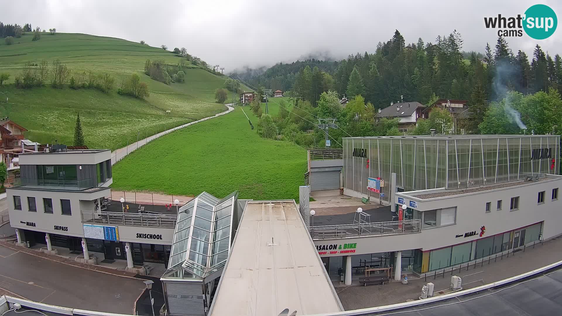 Kronplatz webcam Valley sation of Miara