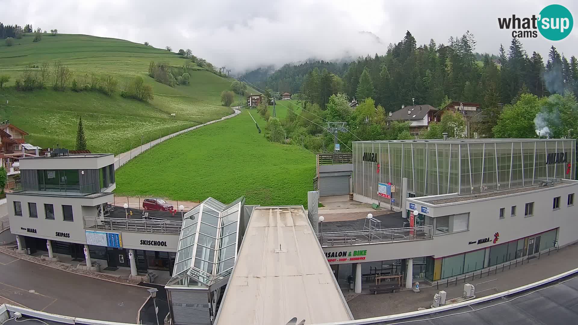 Kronplatz webcam Valley sation of Miara