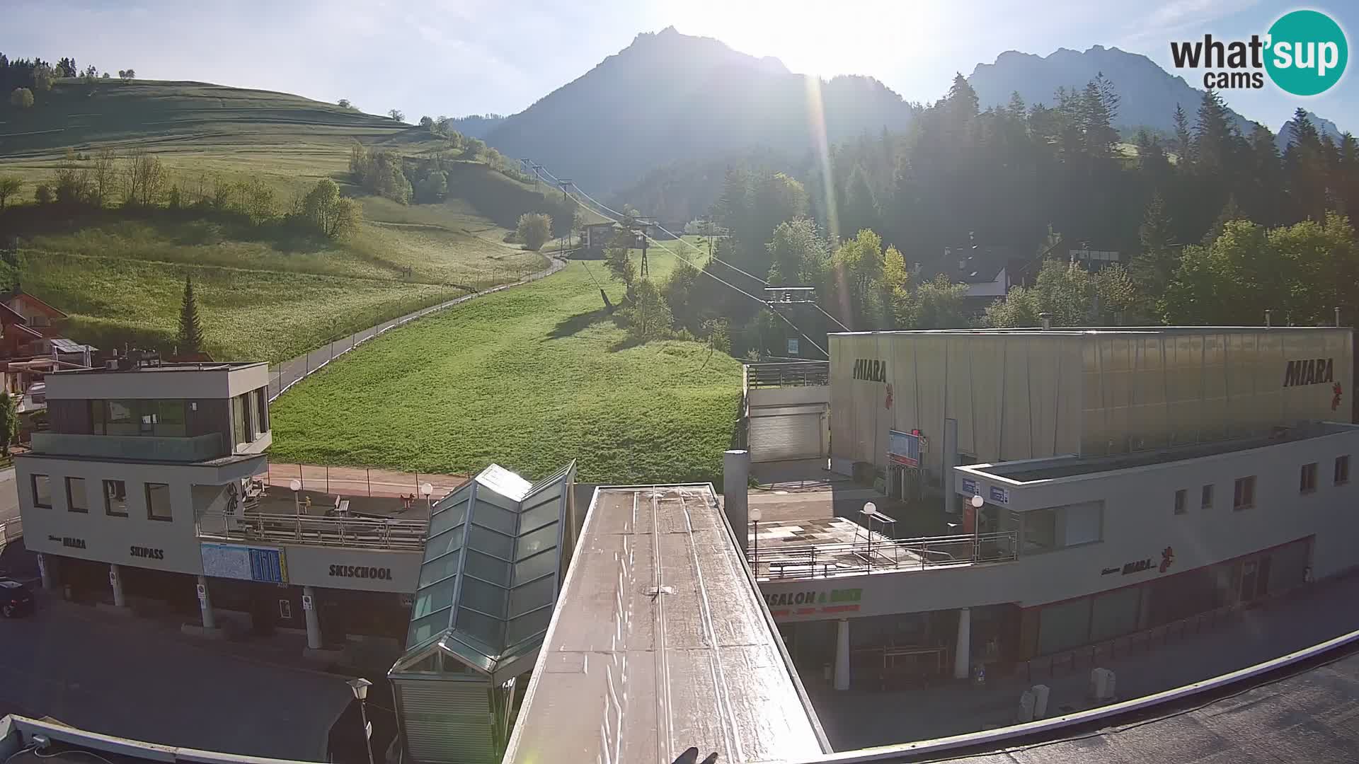 Plan de Corones Kronplatz Miara webcam en vivo – estación de valle