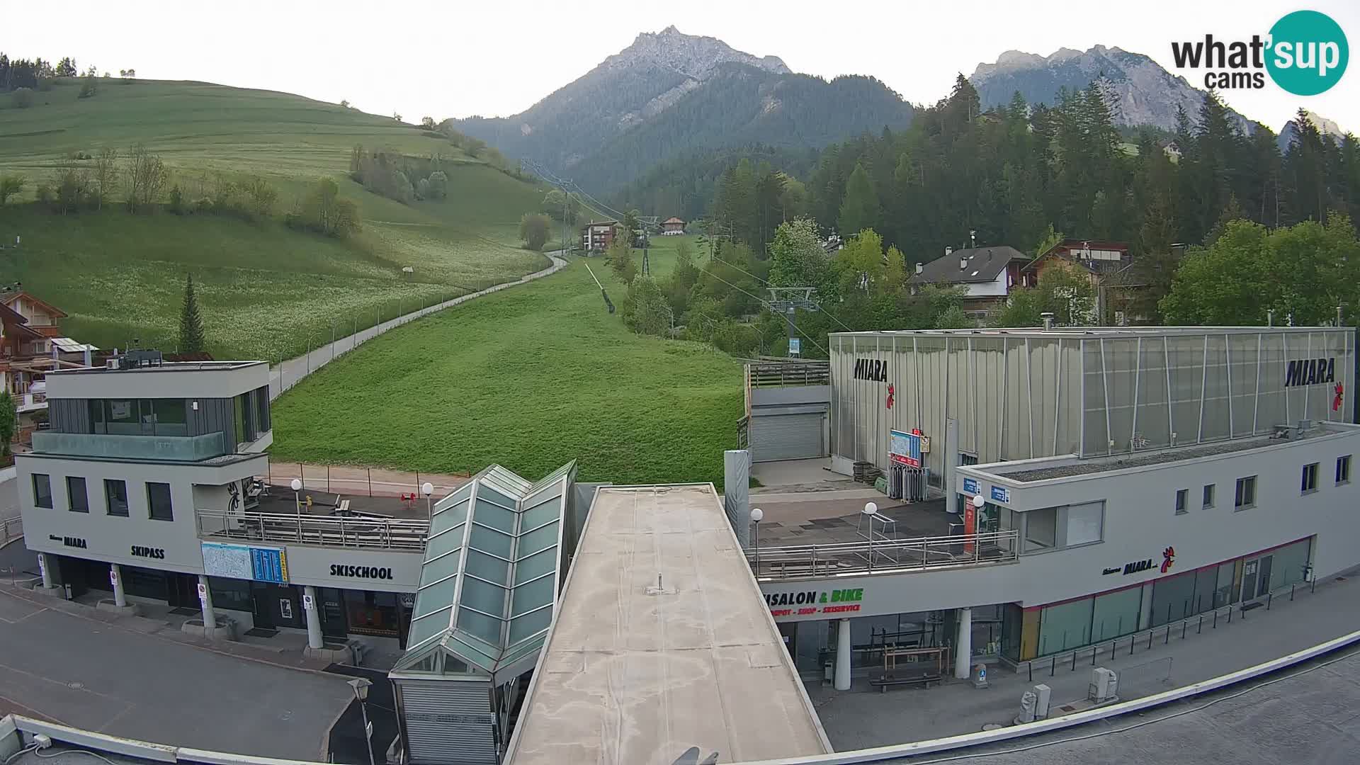 Kronplatz spletna kamera Miara spodnja postaja