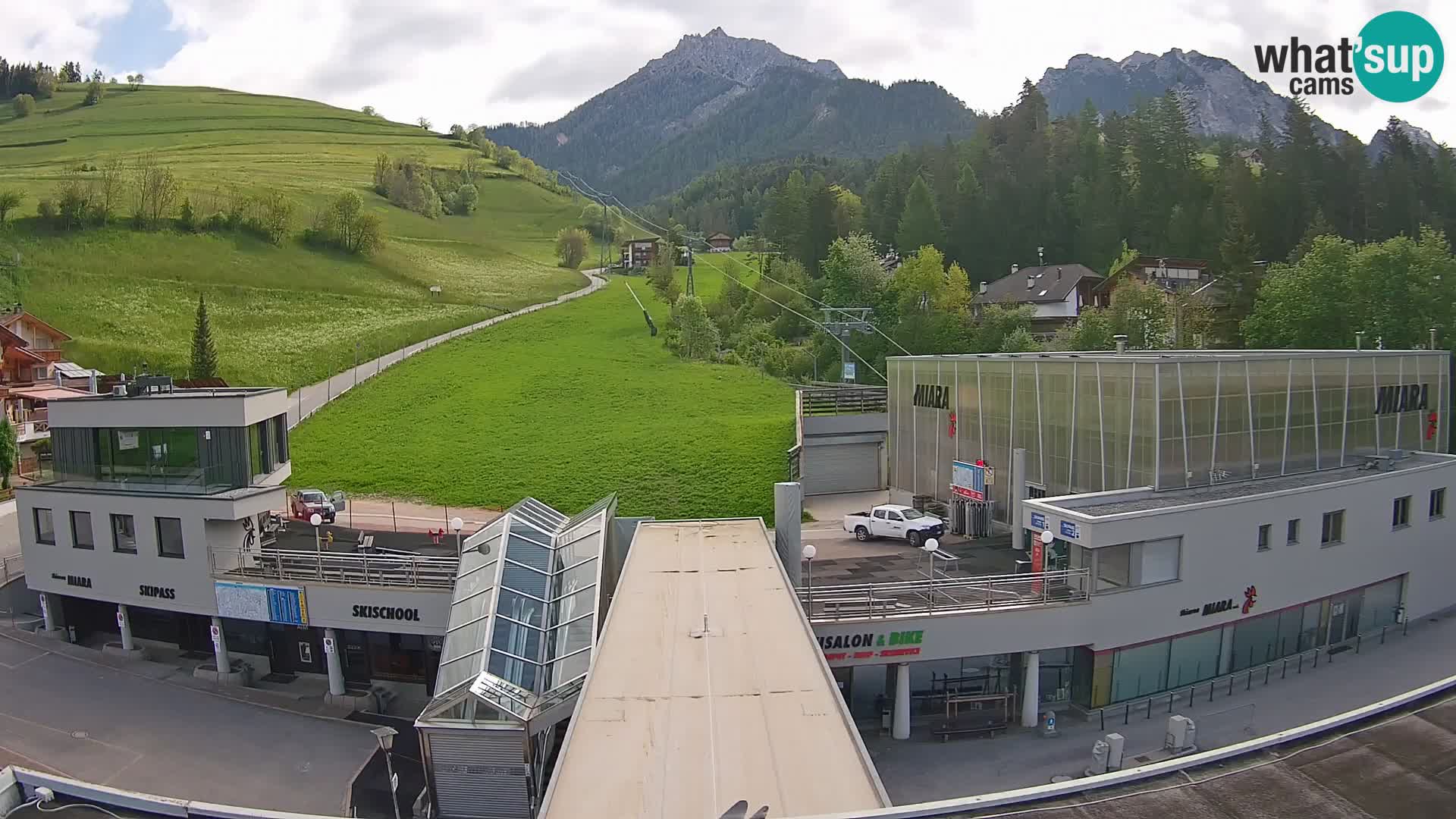Kronplatz spletna kamera Miara spodnja postaja