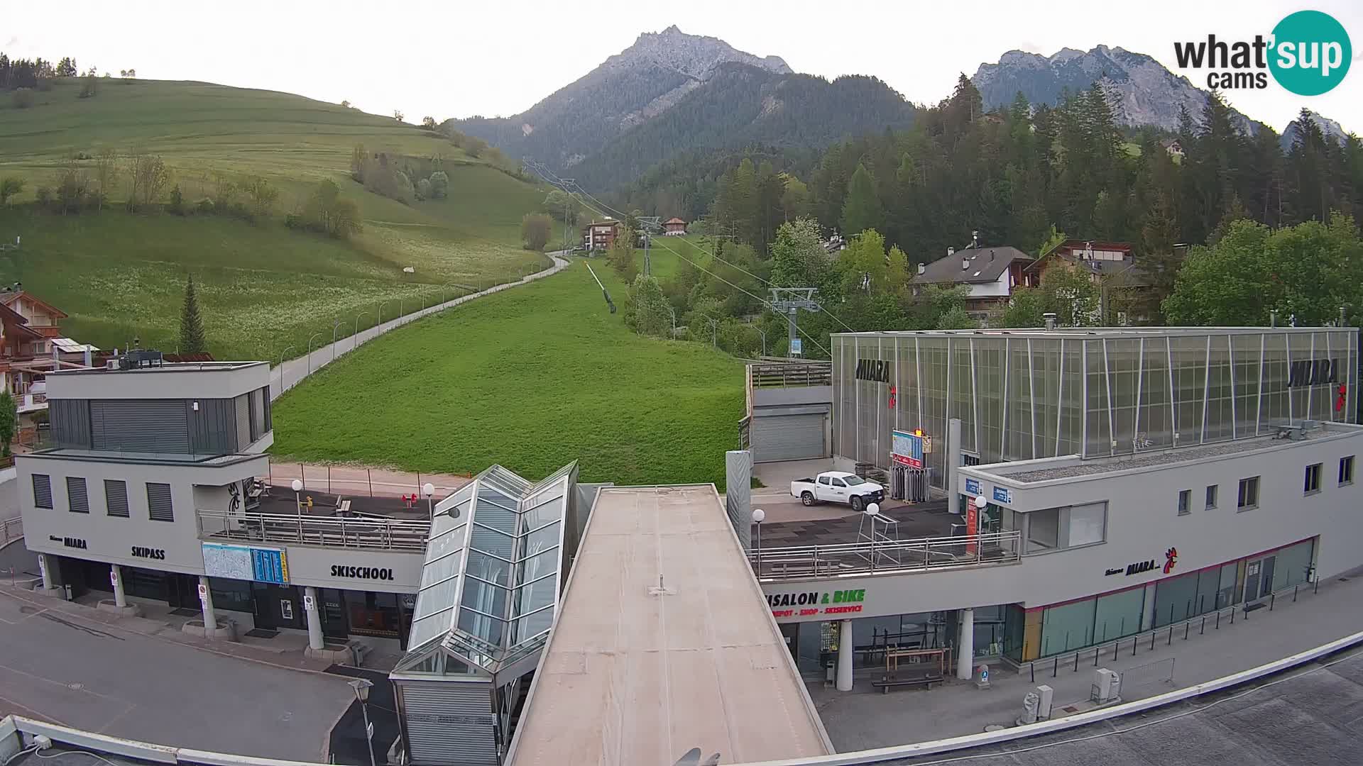 Plan de Corones Kronplatz Miara webcam en vivo – estación de valle