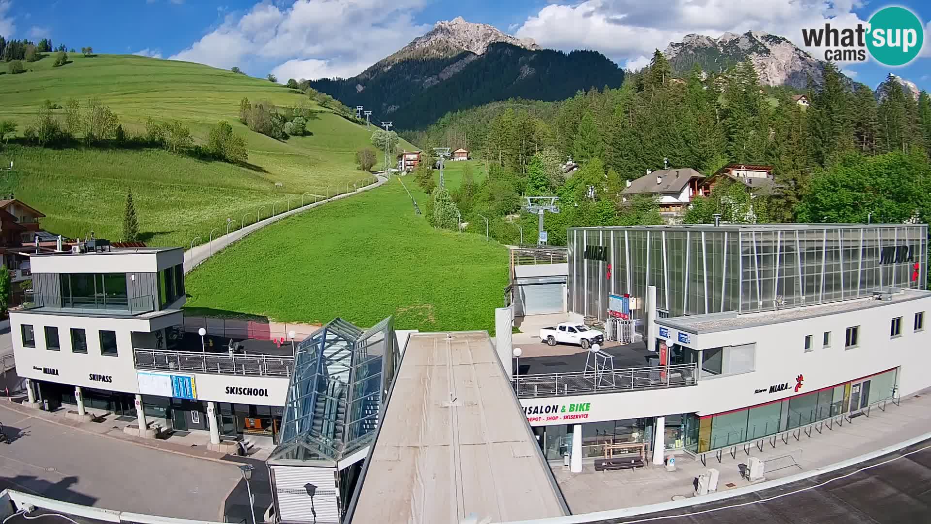 Kronplatz webcam Valley sation of Miara