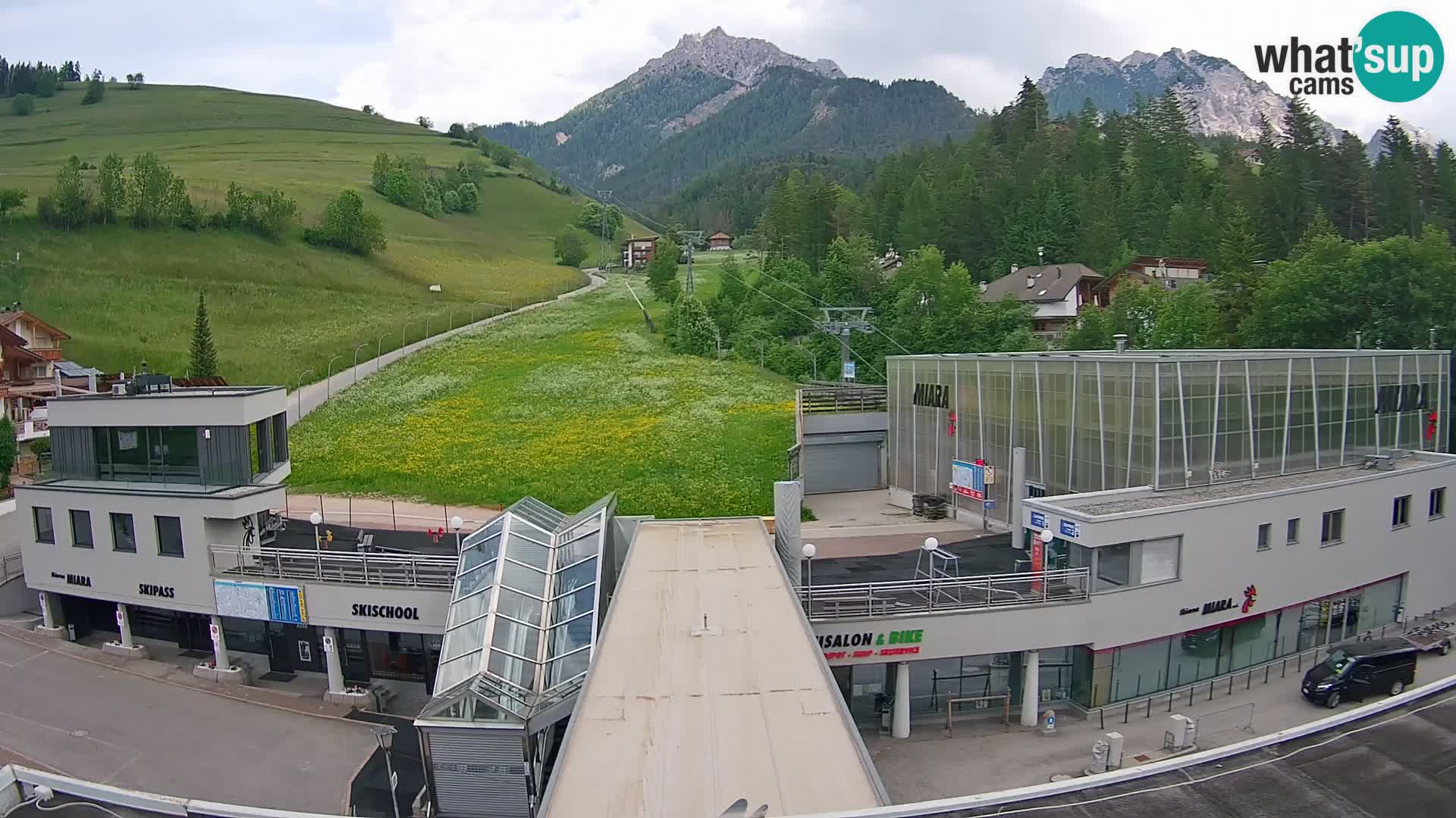 Kronplatz spletna kamera Miara spodnja postaja