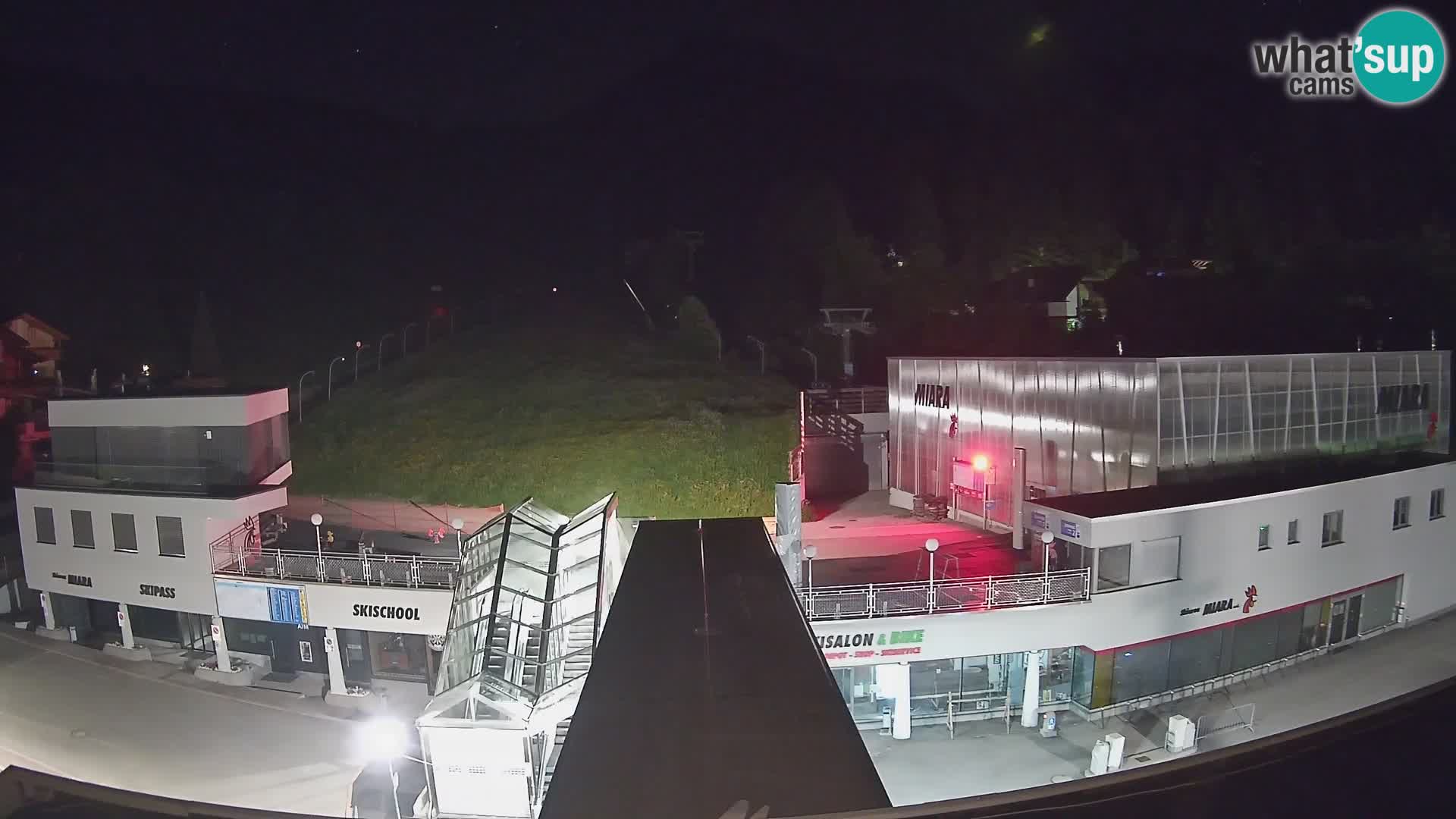 Kronplatz spletna kamera Miara spodnja postaja