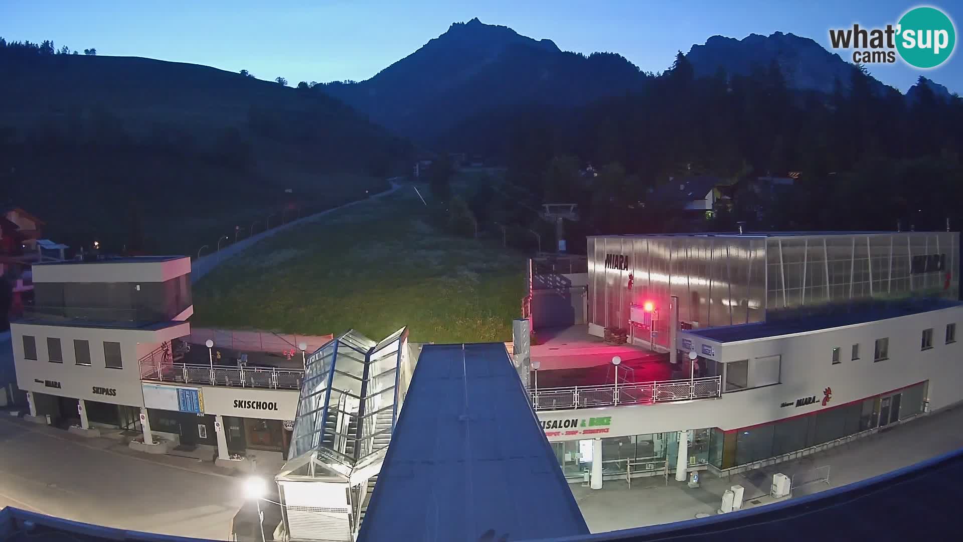 Plan de Corones Kronplatz Miara webcam en vivo – estación de valle