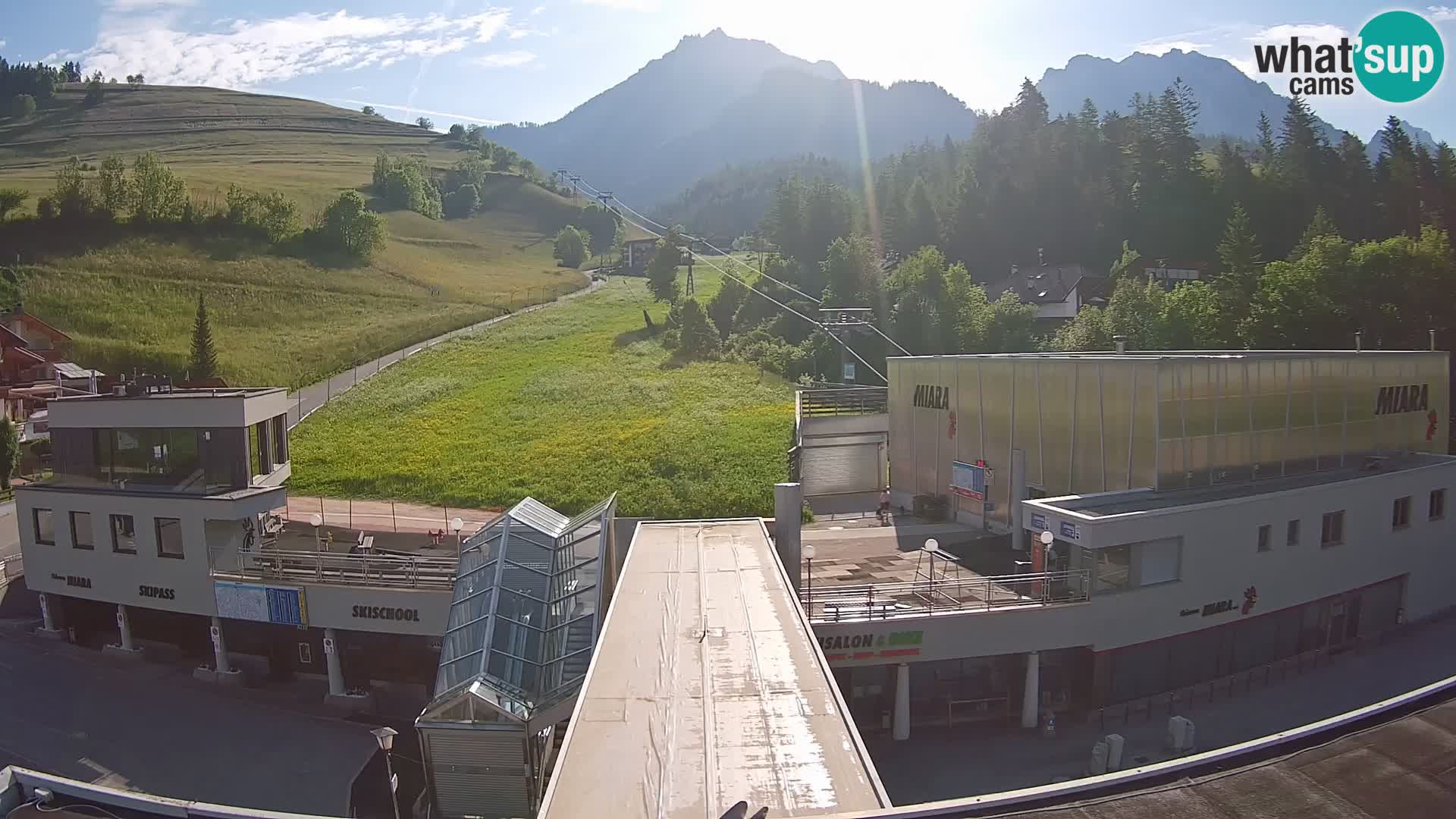 Kronplatz spletna kamera Miara spodnja postaja