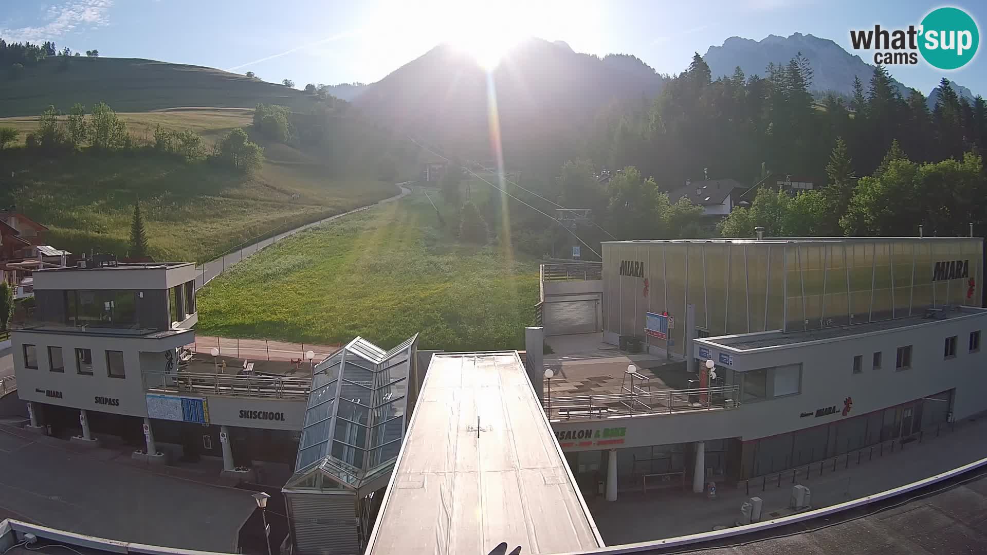 Kronplatz webcam Valley sation of Miara